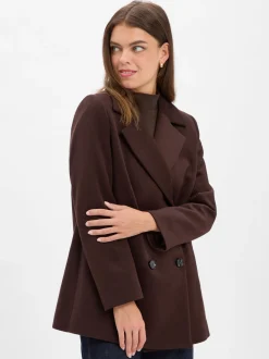More & More Damen Blazer-Jacke in schoko