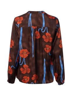 More & More Damen Blusenshirt in nougat orange