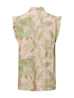 More & More Damen Blusentop in altrosa lind