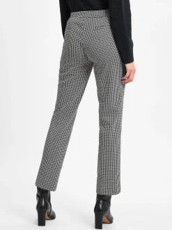 More & More Damen Hose in schwarz beige - Länge: lang