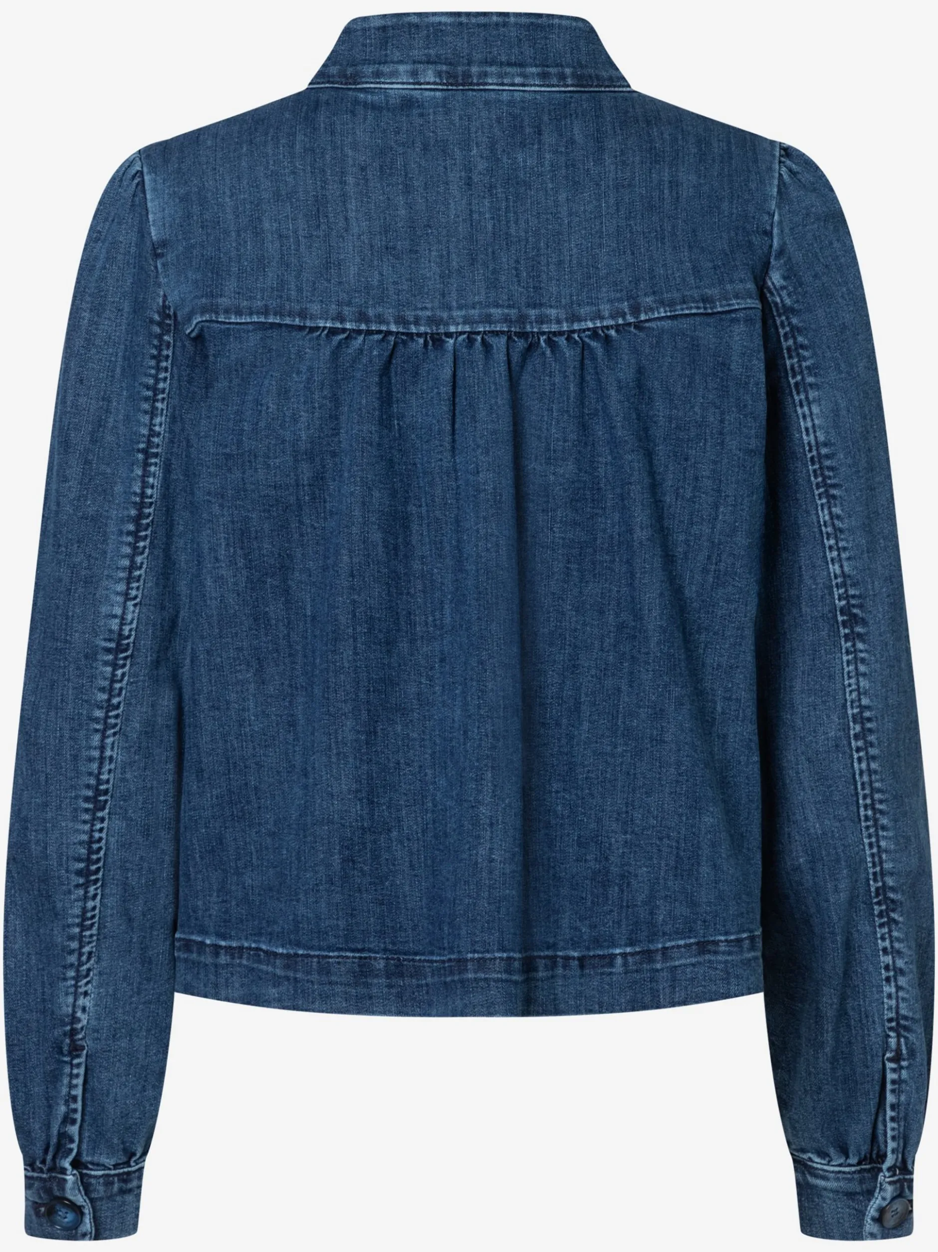 More & More Damen Jeansjacke in medium stone