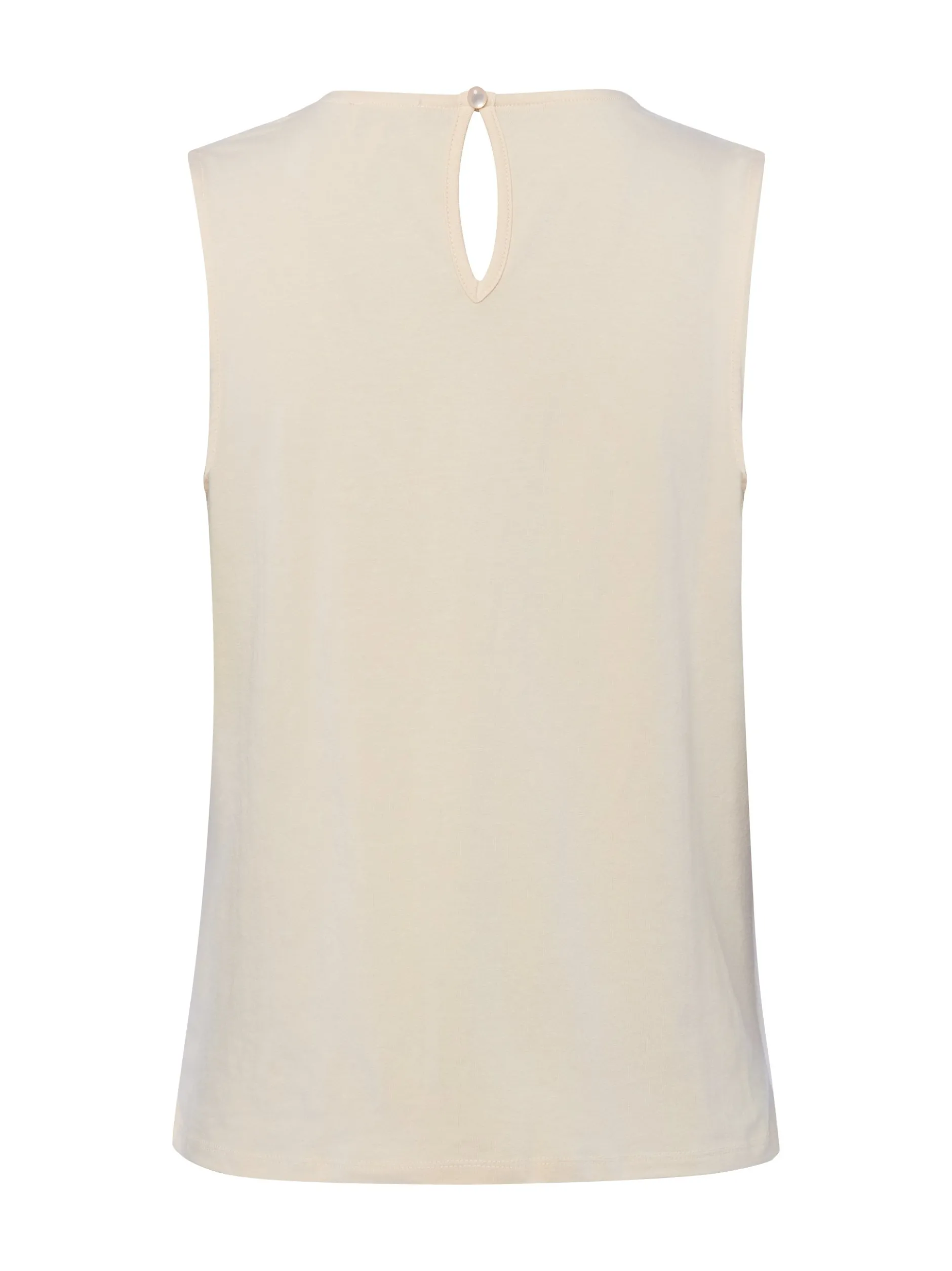More & More Damen Paillettentop in beige