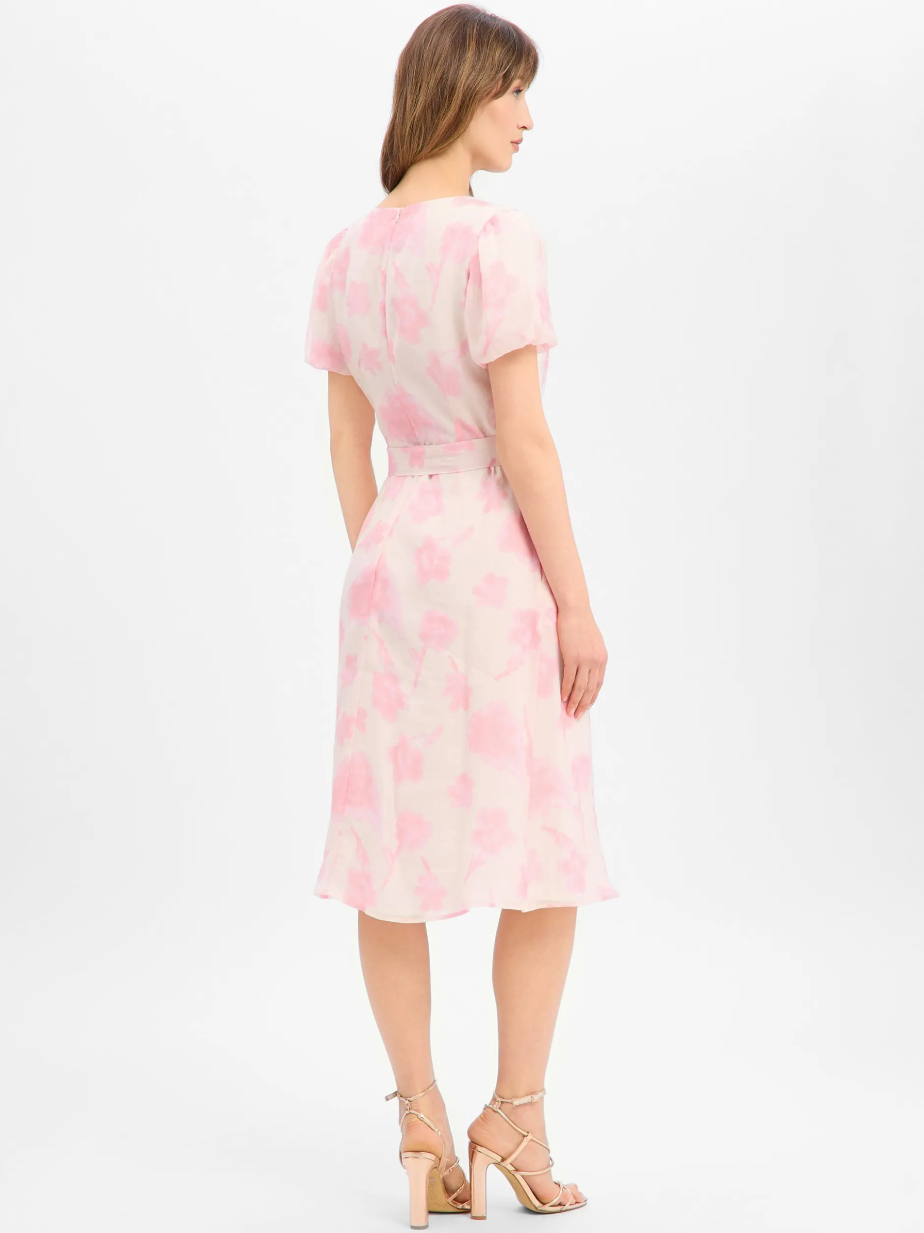 More & More Damen Sommerkleid in rosa - Ärmel: kurzarm