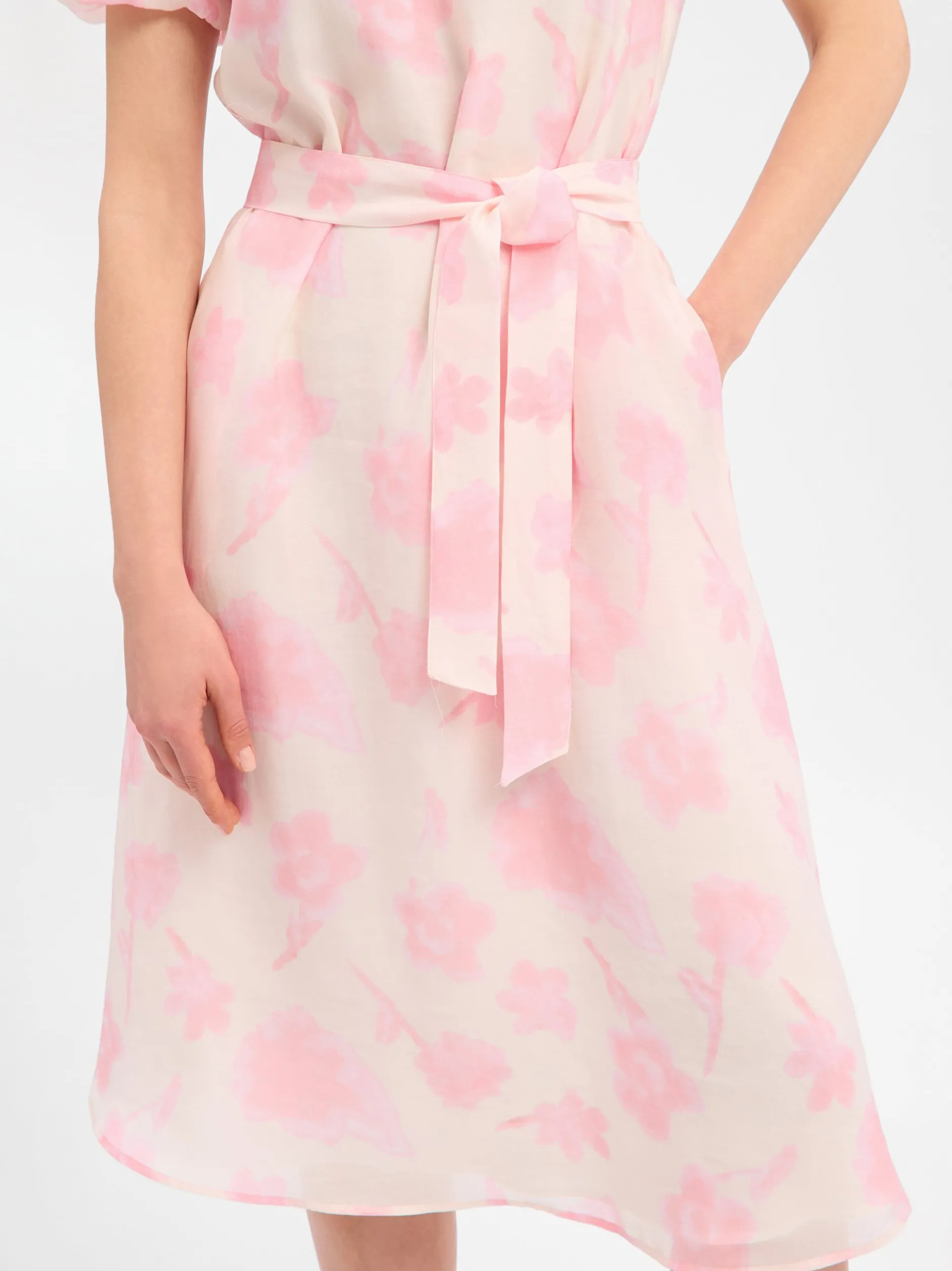More & More Damen Sommerkleid in rosa - Ärmel: kurzarm