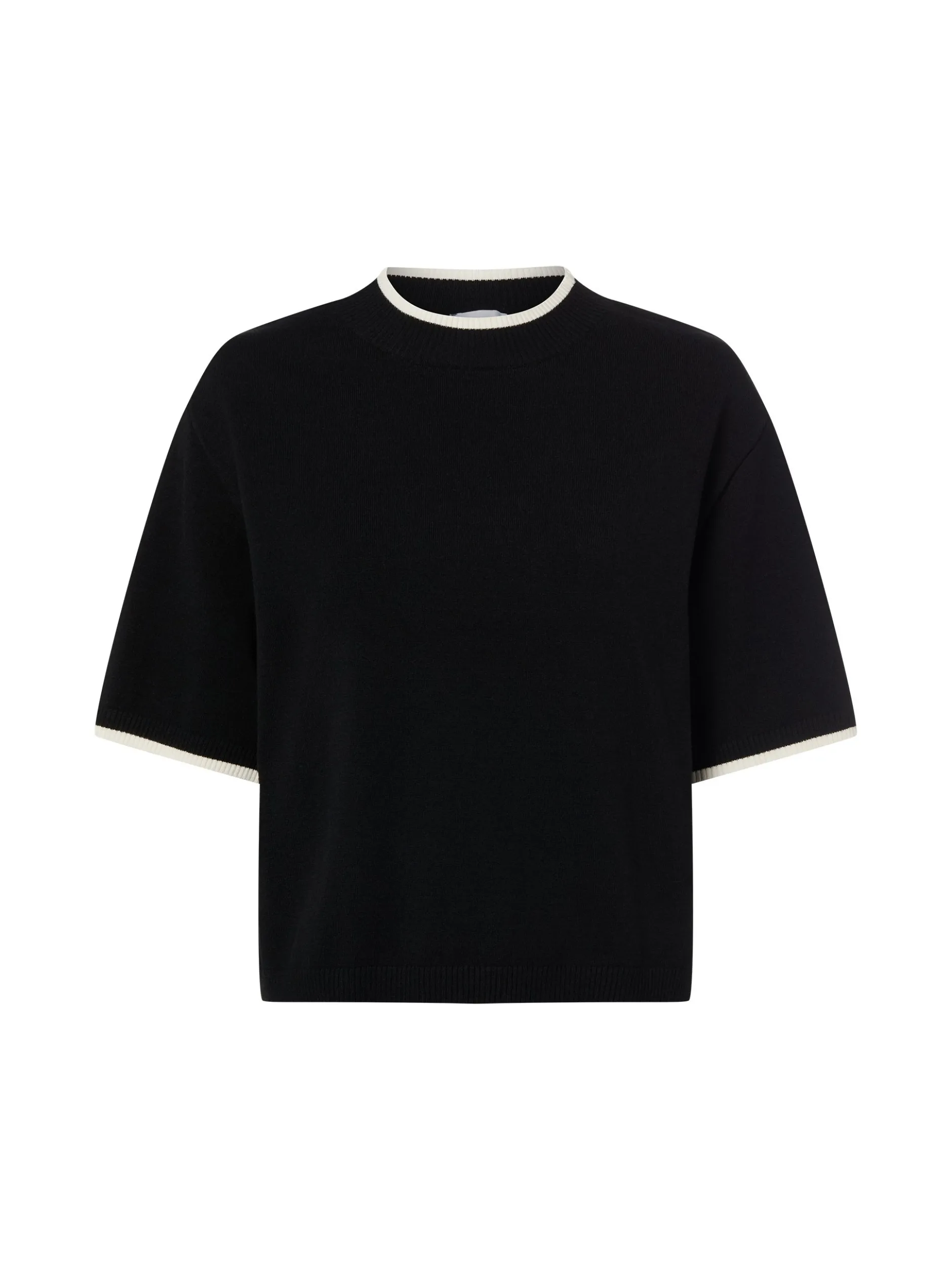 More & More Damen Strickpullover in schwarz