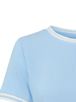 More & More Damen T-Shirt in hellblau - Ärmel: kurzarm