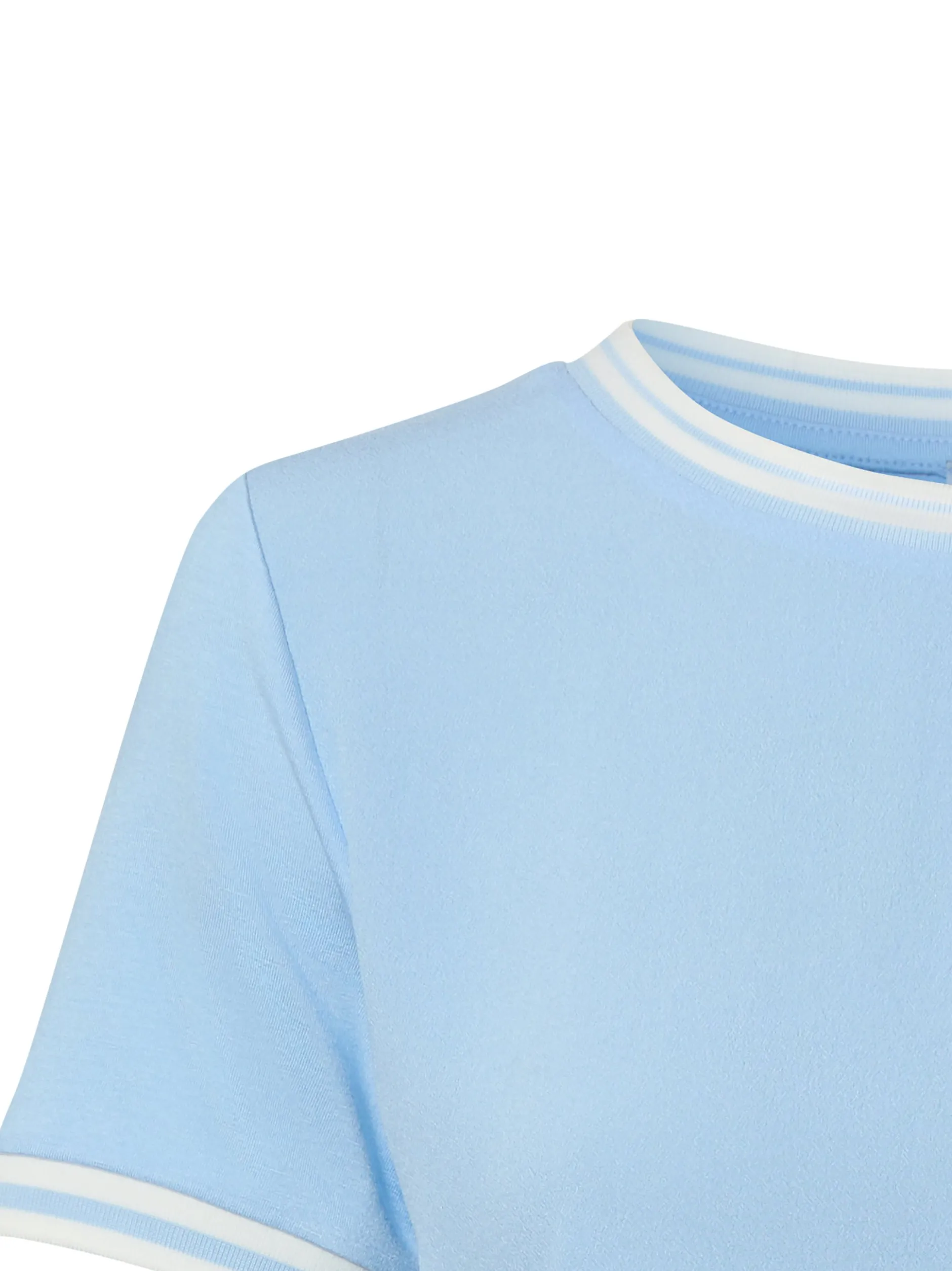 More & More Damen T-Shirt in hellblau - Ärmel: kurzarm