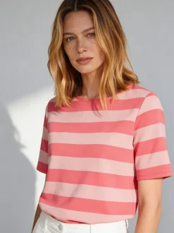 More & More Damen T-Shirt in koralle altrosa