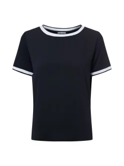 More & More Damen T-Shirt in marine weiß