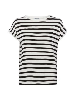 More & More Damen T-Shirt in schwarz weiß