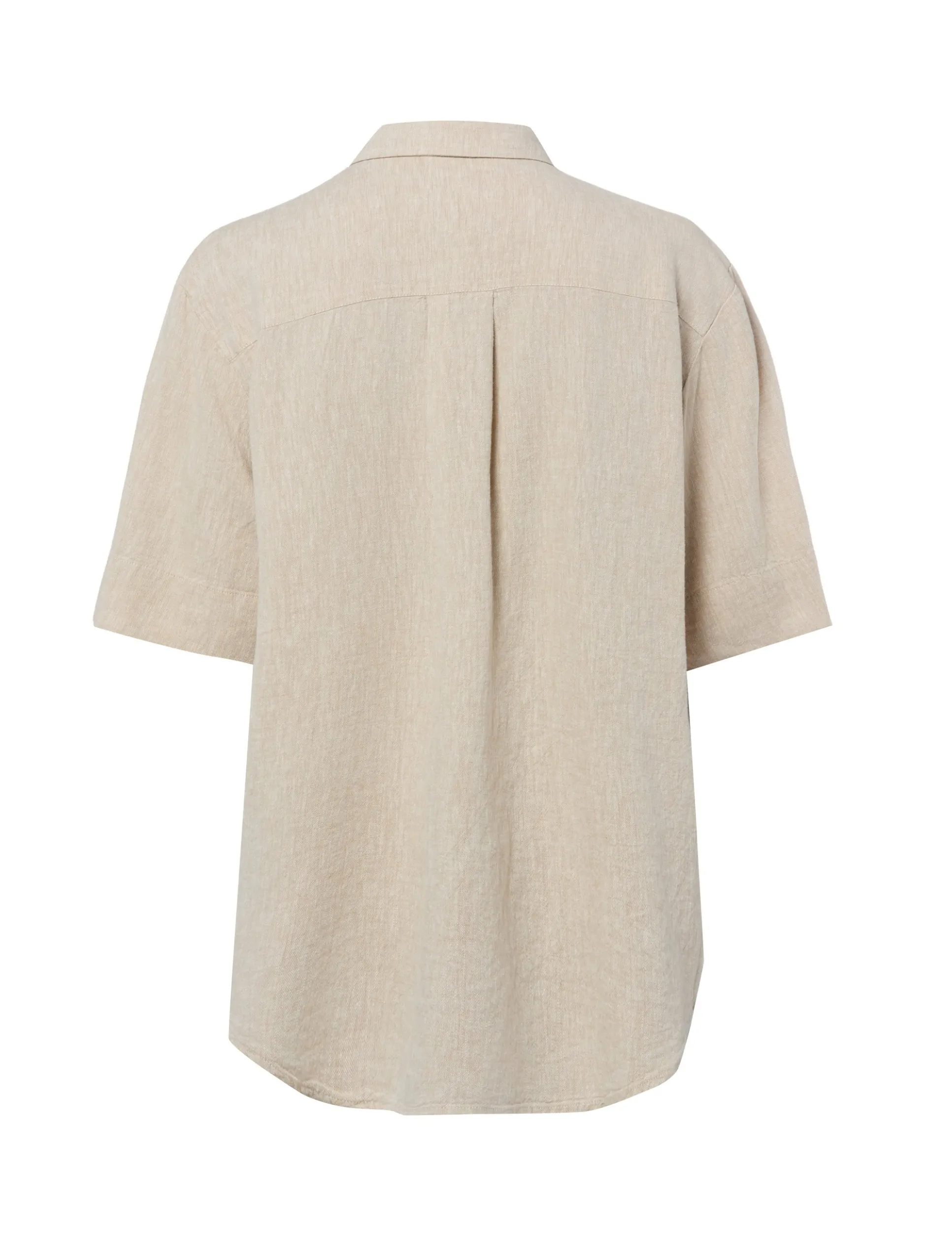 Msch Copenhagen Damen Bluse mit Leinen-Anteil - MSCHViana Ginia in sand