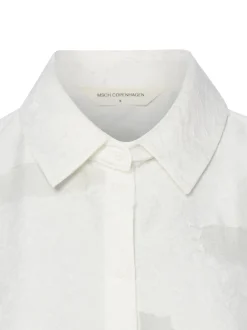 Msch Copenhagen Damen Bluse - MSCHOrkidea in weiß