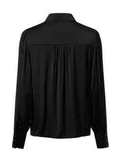 Msch Copenhagen Damen Bluse - MSCHViloah Maluca in schwarz