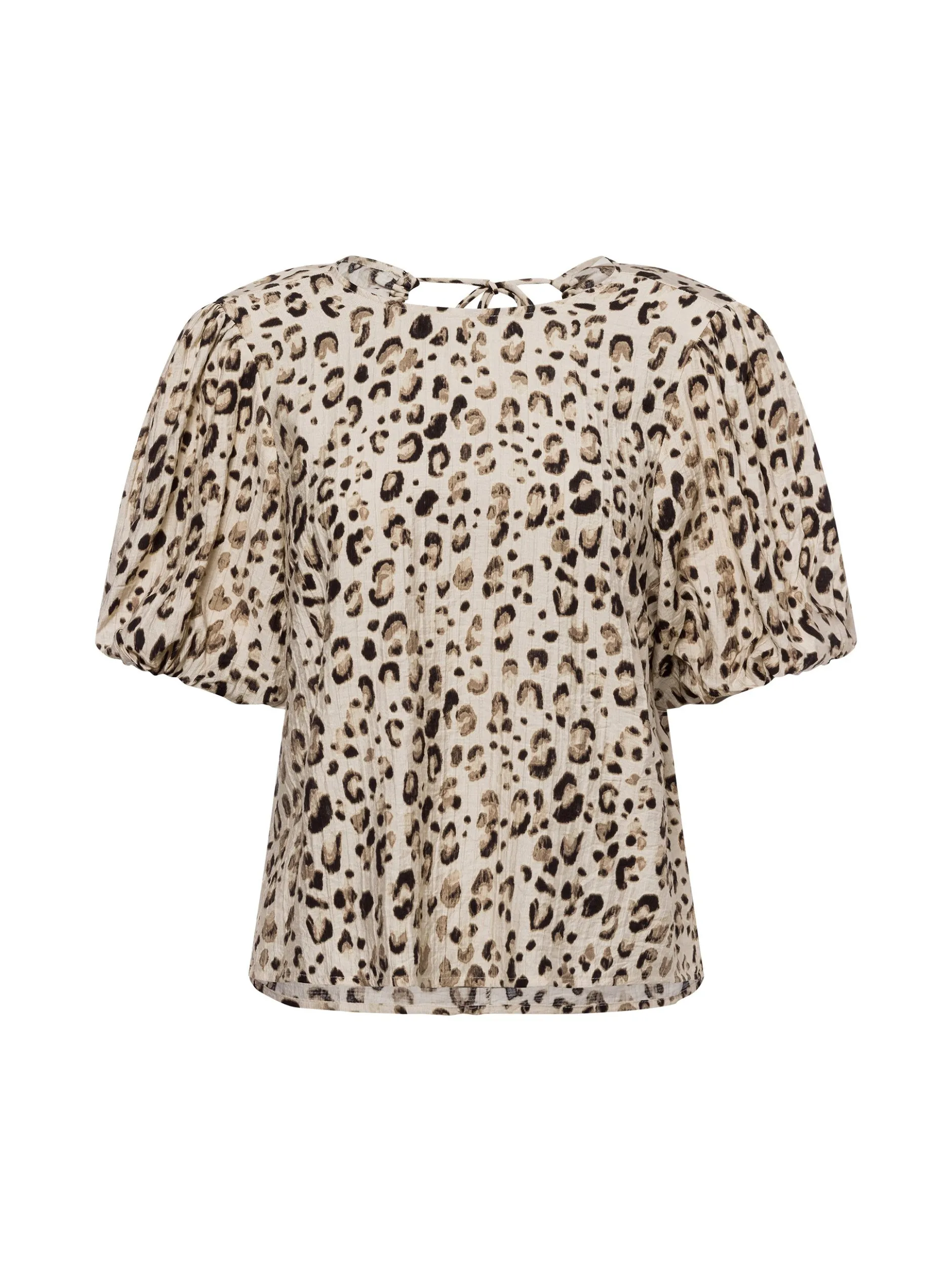 Msch Copenhagen Damen Blusenshirt - MSCHAlyona Vlora in beige braun