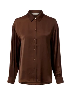 Msch Copenhagen Damen Hemdbluse - MSCHSandeline Maluca in schoko