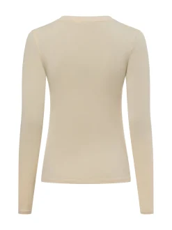 Msch Copenhagen Damen Langarmshirt - Mschbetrina in beige