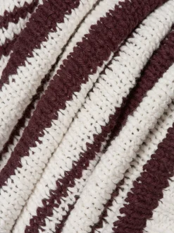 Msch Copenhagen Damen Pullover - MSCHHannalie in schoko weiß