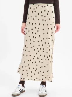 Msch Copenhagen Damen Rock - MSCHClarette Irda in beige schwarz