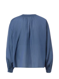 Msch Copenhagen Damen Schlupfbluse - MSCHGabrielle in indigo