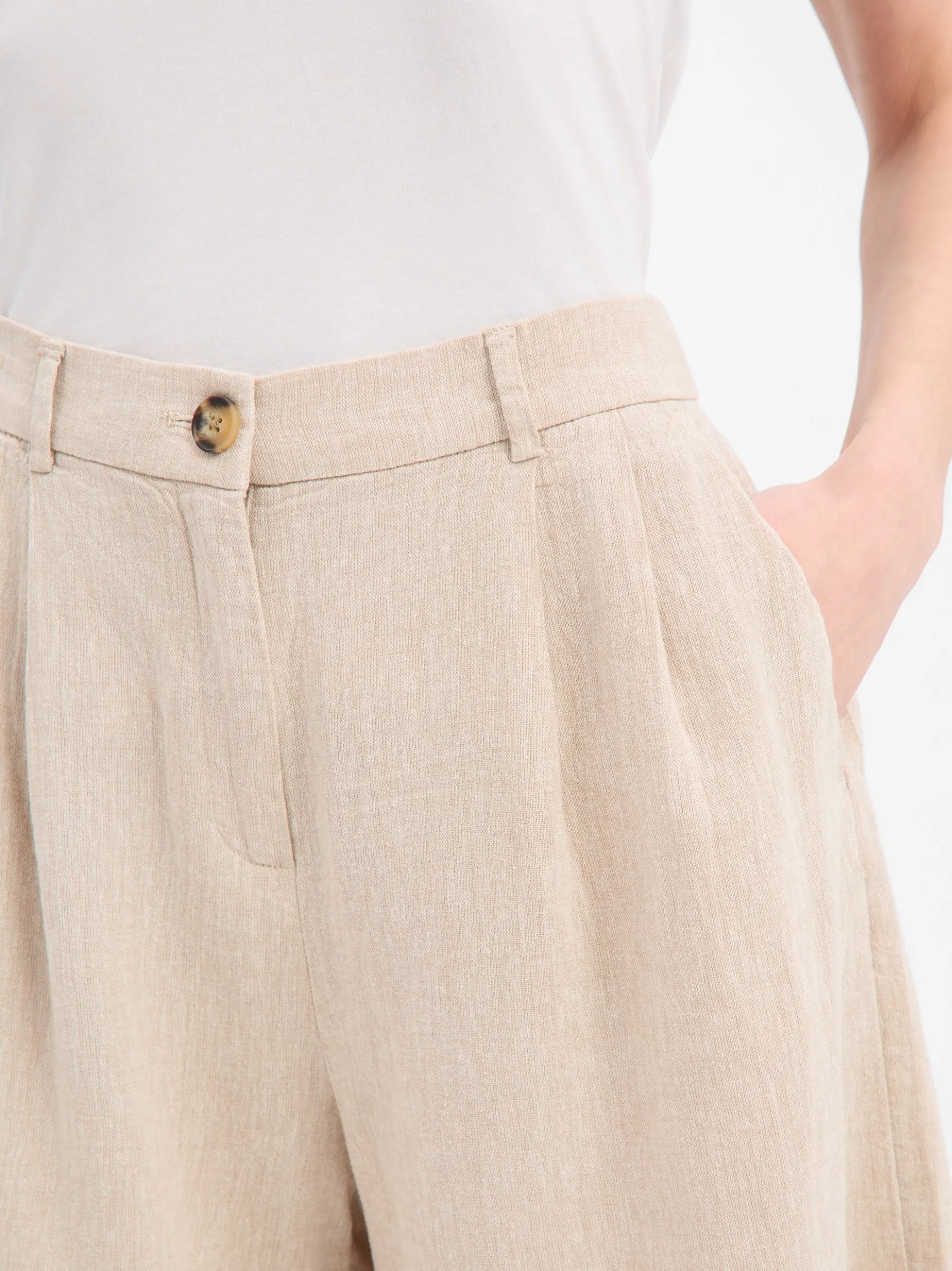 Msch Copenhagen Damen Shorts - MSCHViana Ginia in melange