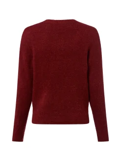 Msch Copenhagen Damen Strickpullover mit Alpakaateil - MSCHFestina Hope in rot