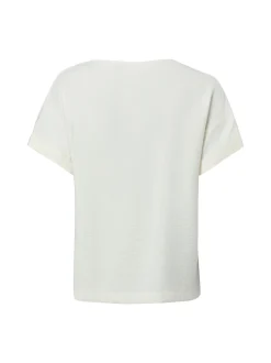 Msch Copenhagen Damen T-Shirt - MSCHBasina in ecru