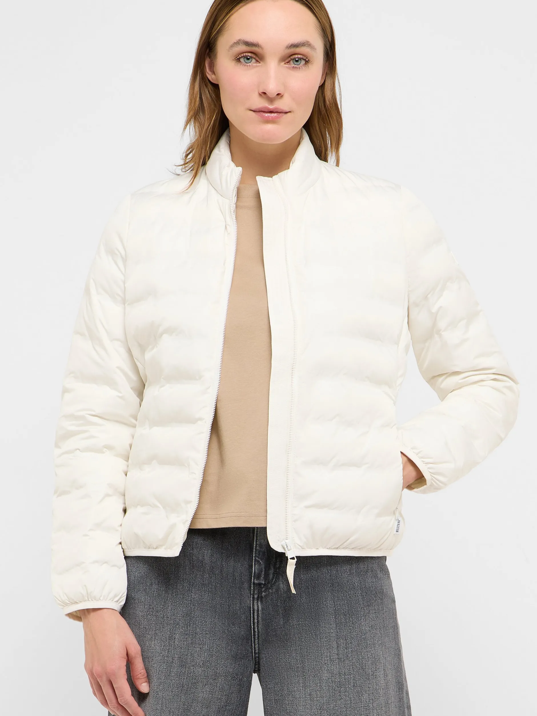 Mustang Damen Jacke in weiß