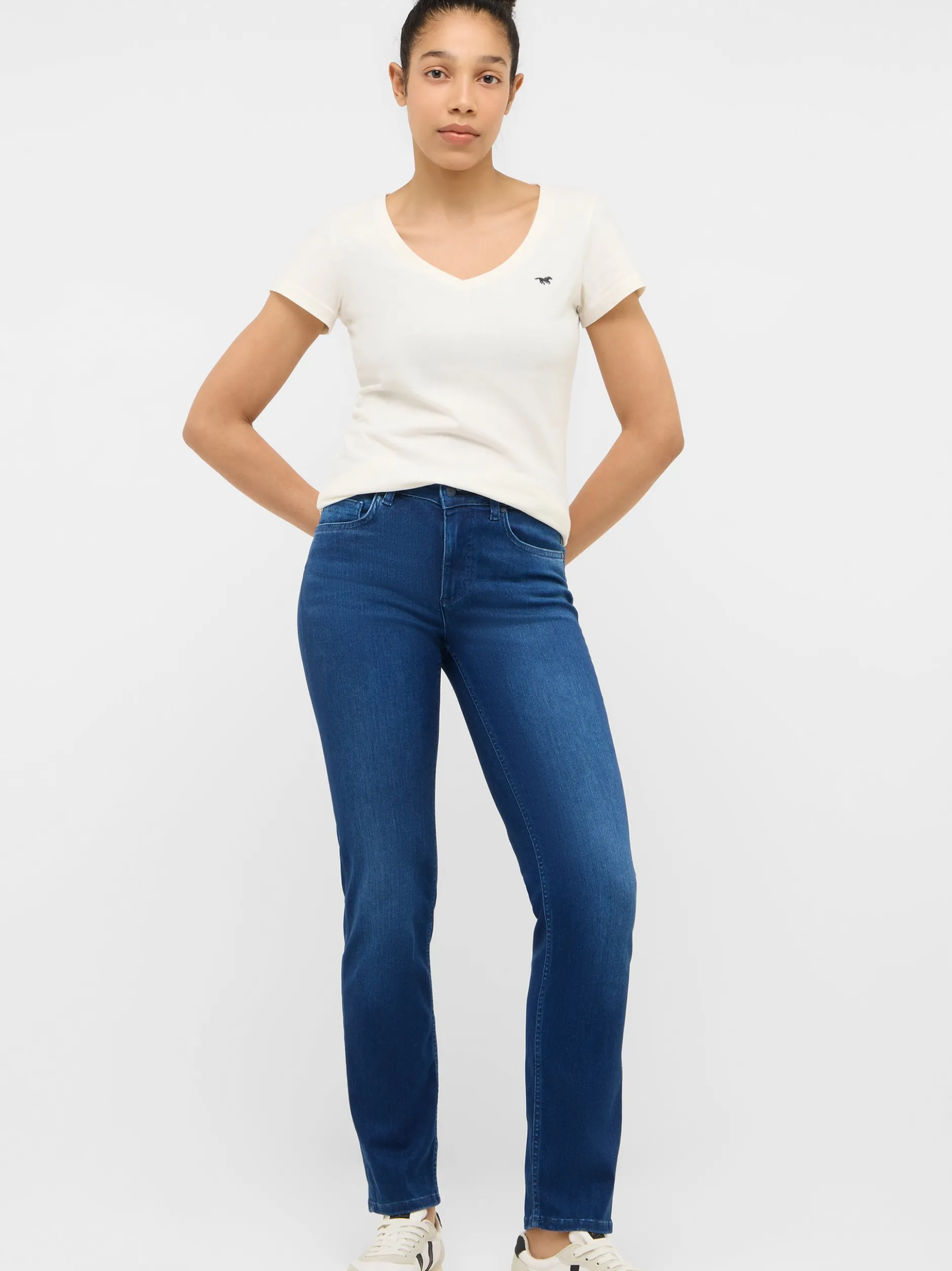 Mustang Damen Jeans in medium stone