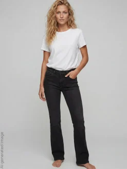 Mustang Damen Jeans in schwarz