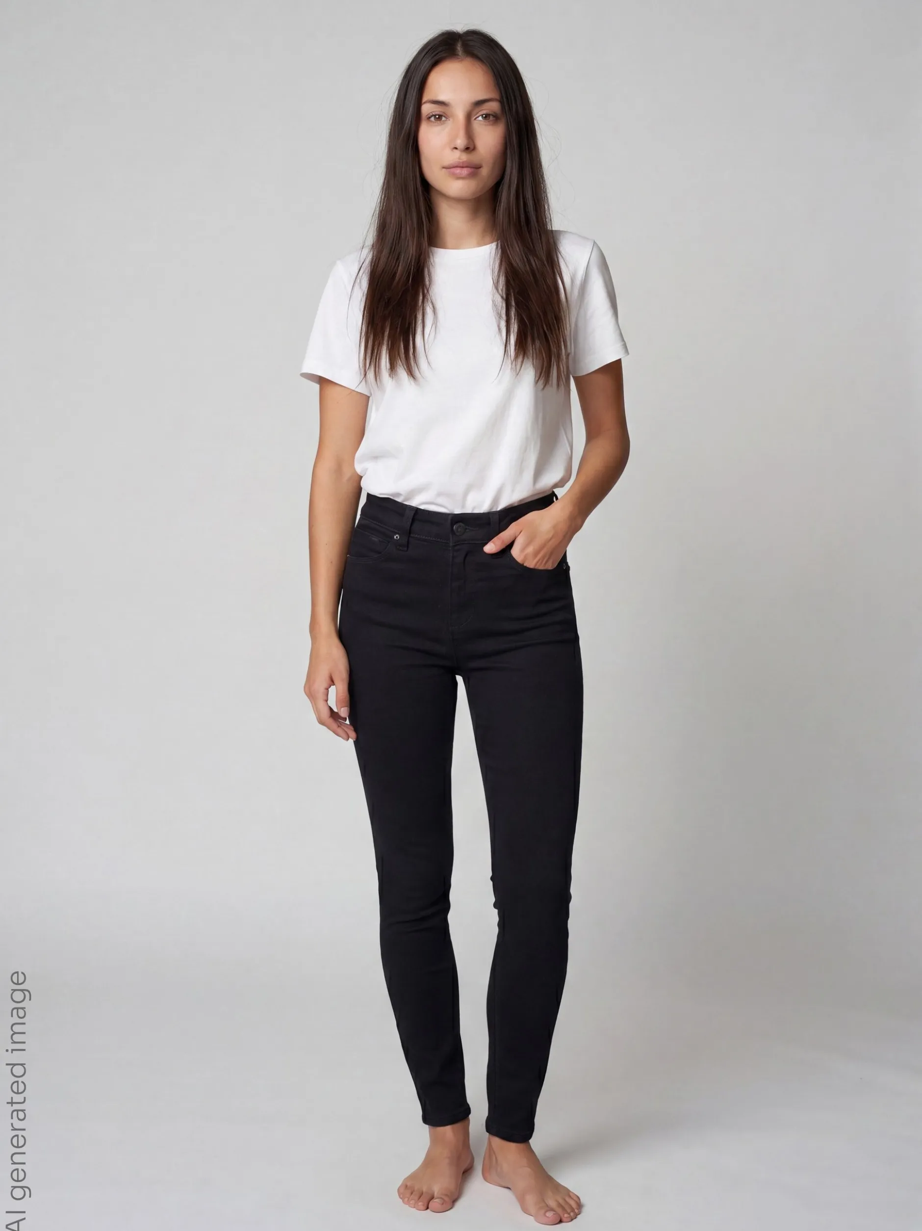 Mustang Damen Jeans in schwarz