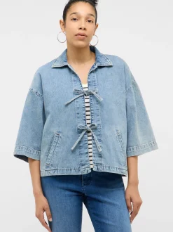 Mustang Damen Jeansjacke in hellblau
