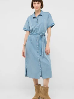 Mustang Damen Kleid in light stone