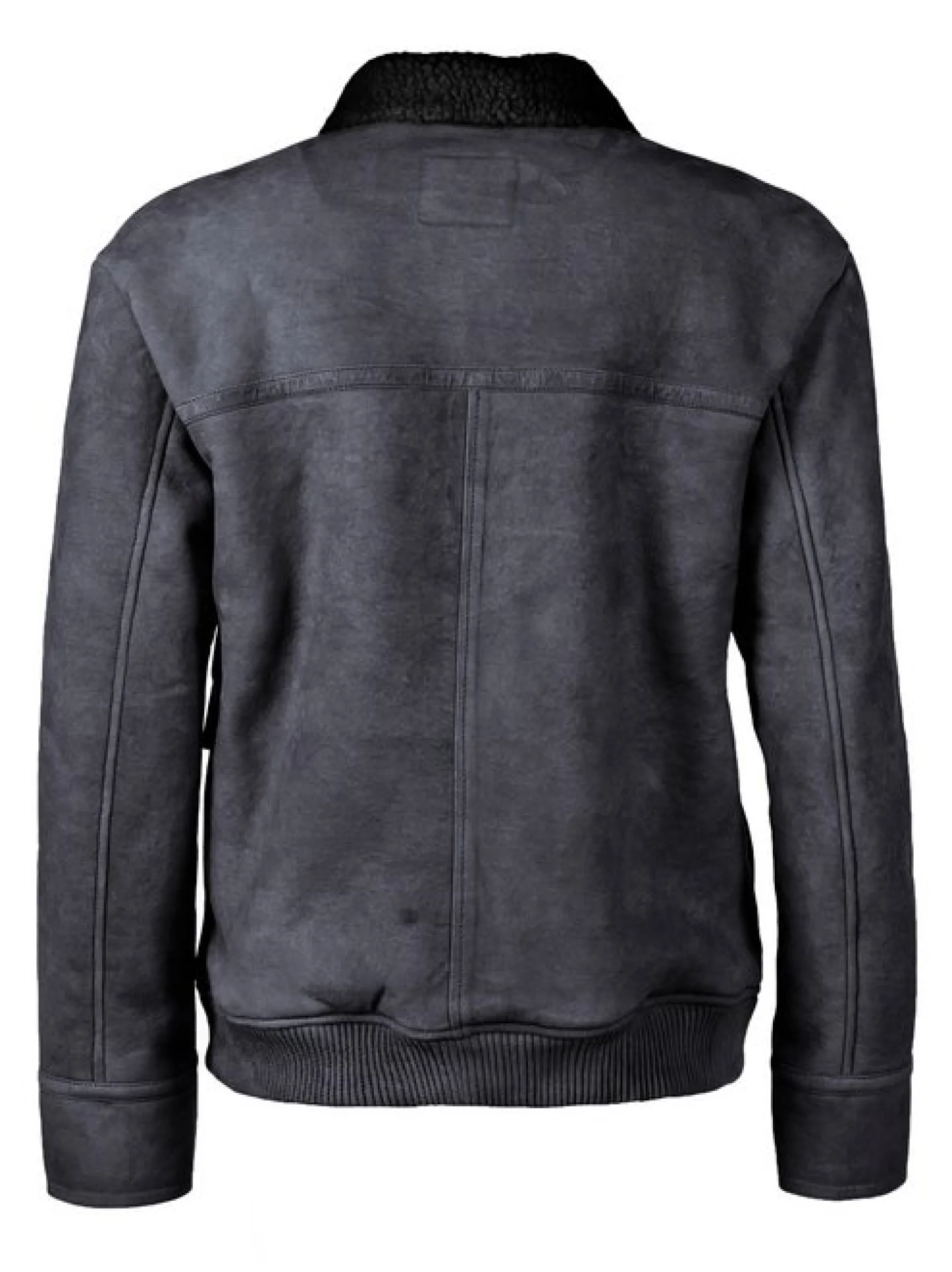 Mustang Damen Lederjacke in grau