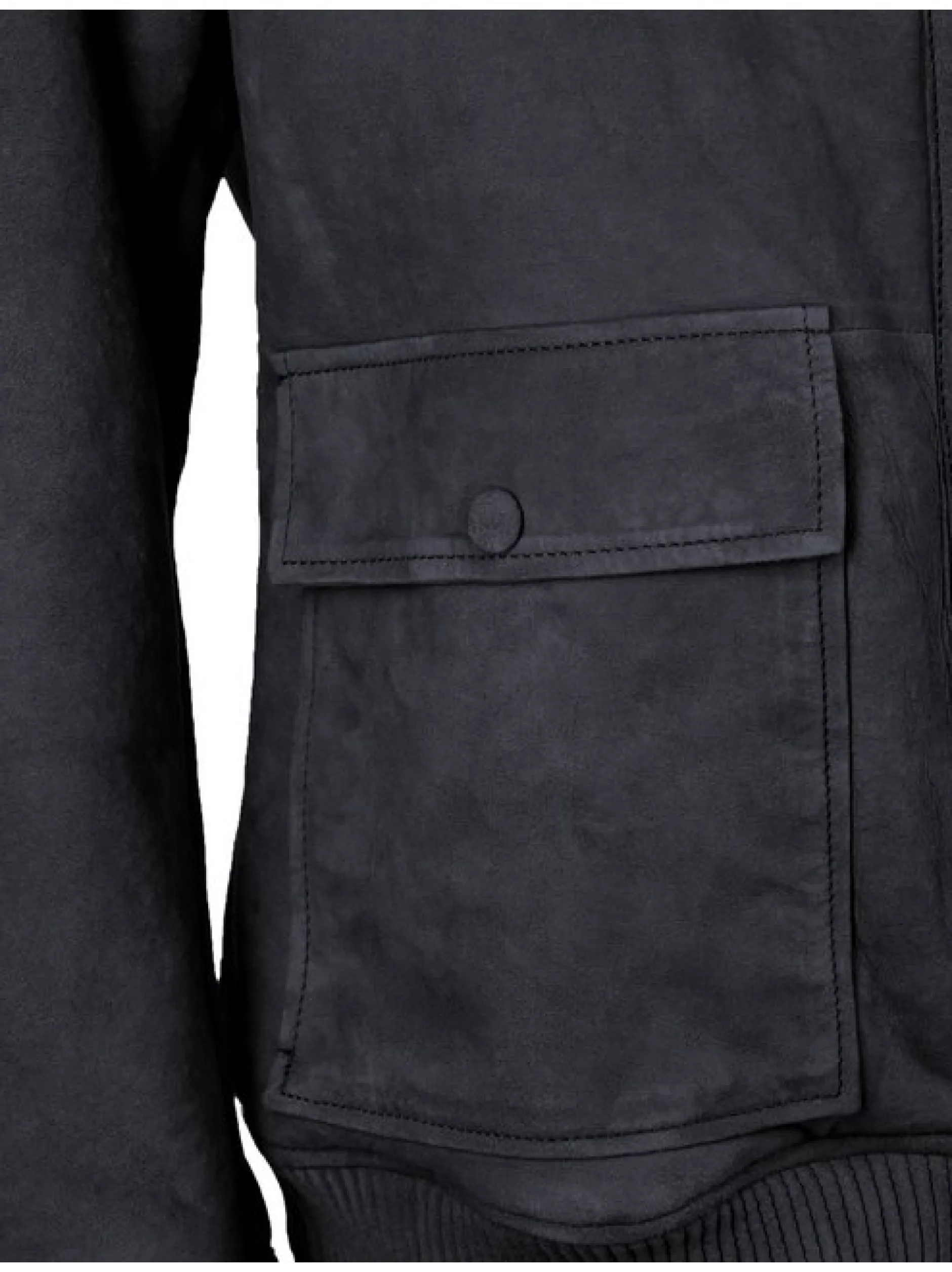 Mustang Damen Lederjacke in grau
