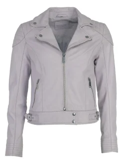Mustang Damen Lederjacke in lila
