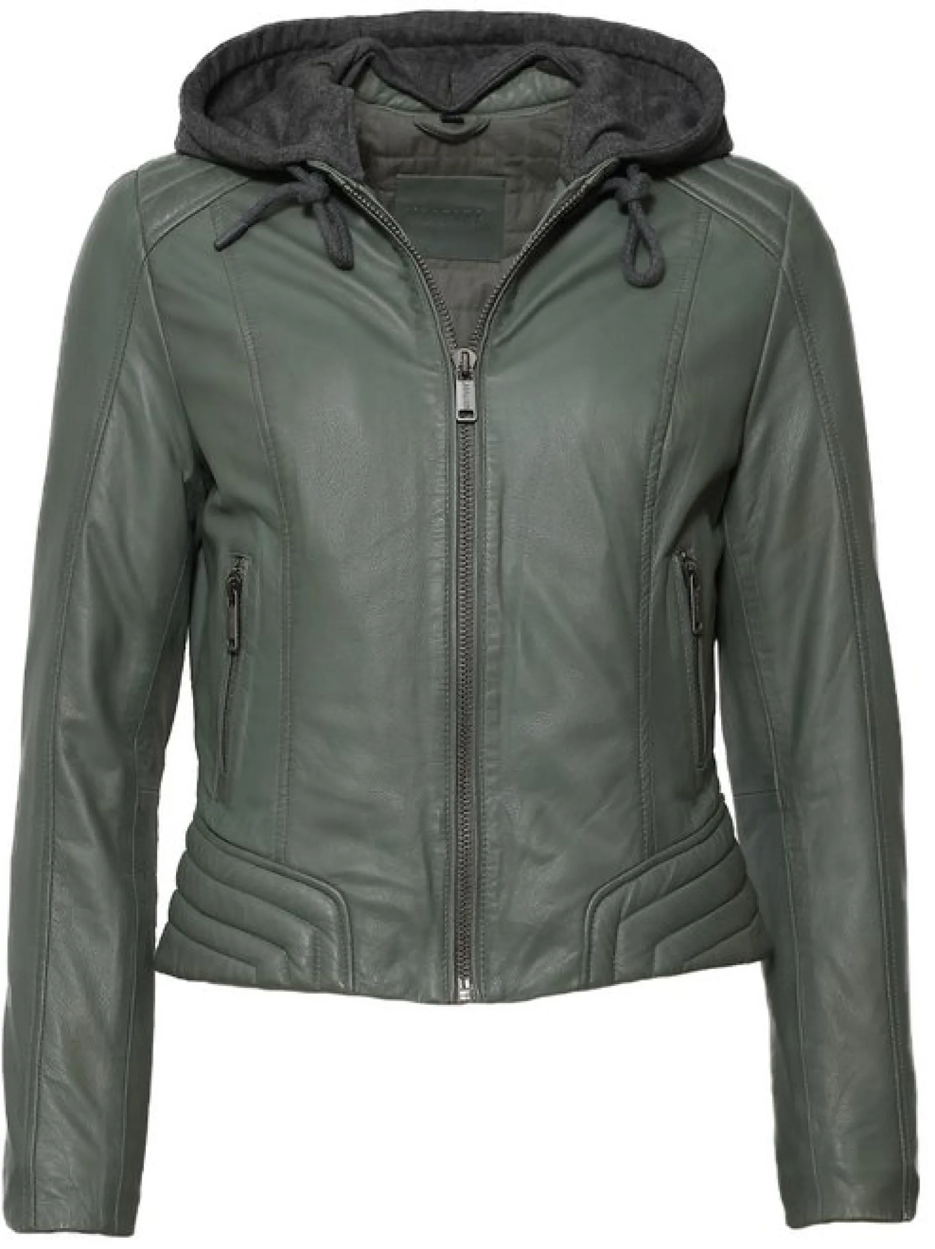 Mustang Damen Lederjacke in oliv