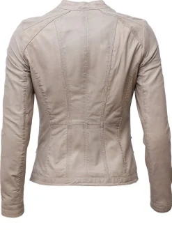 Mustang Damen Lederjacke in rosa