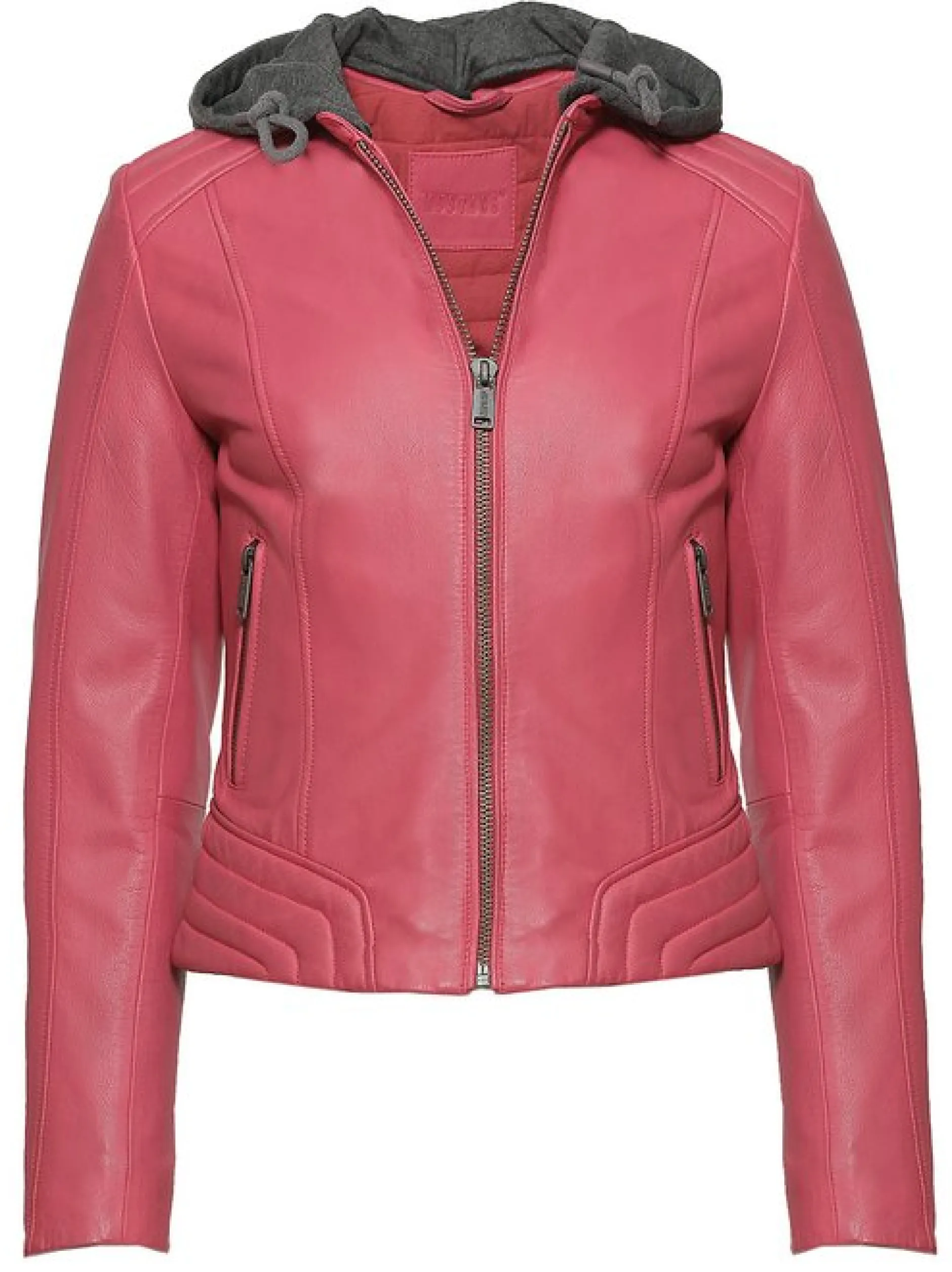 Mustang Damen Lederjacke in rot