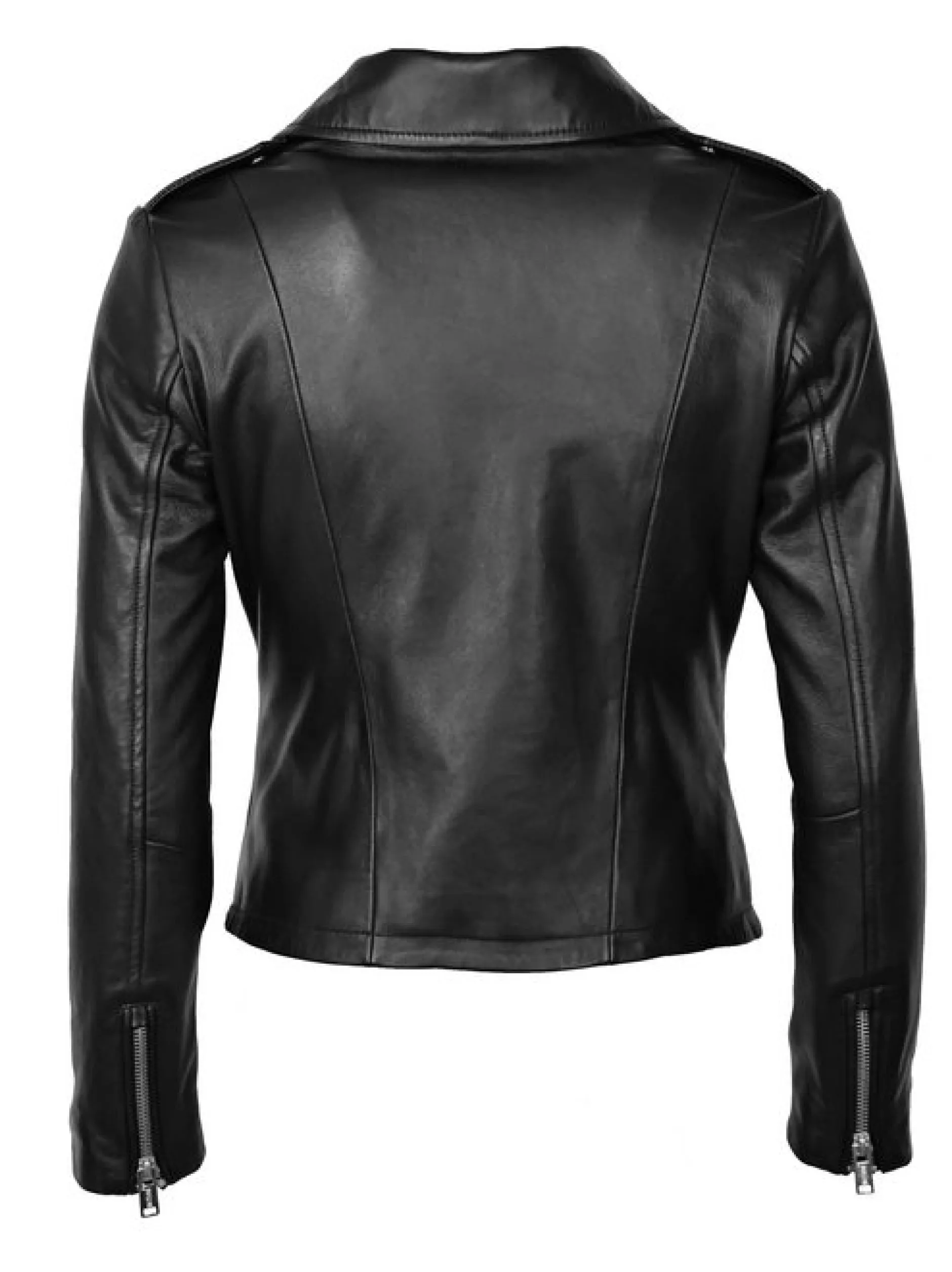 Mustang Damen Lederjacke in schwarz