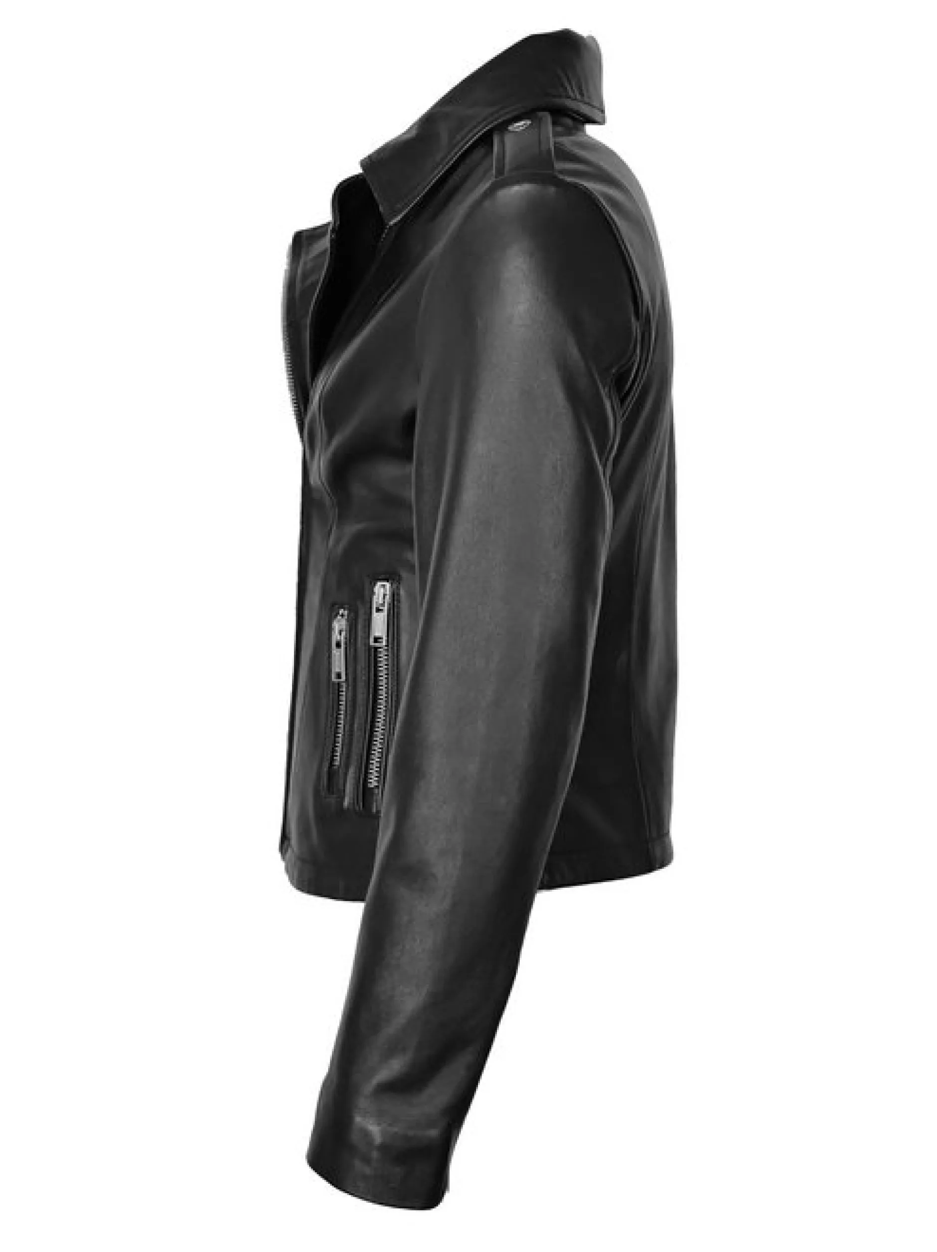 Mustang Damen Lederjacke in schwarz