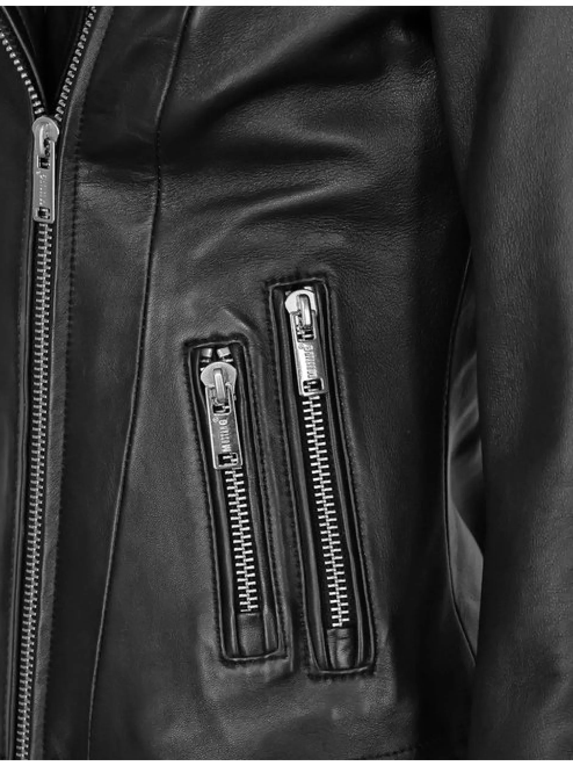 Mustang Damen Lederjacke in schwarz