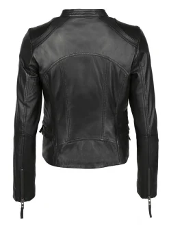 Mustang Damen Lederjacke in schwarz