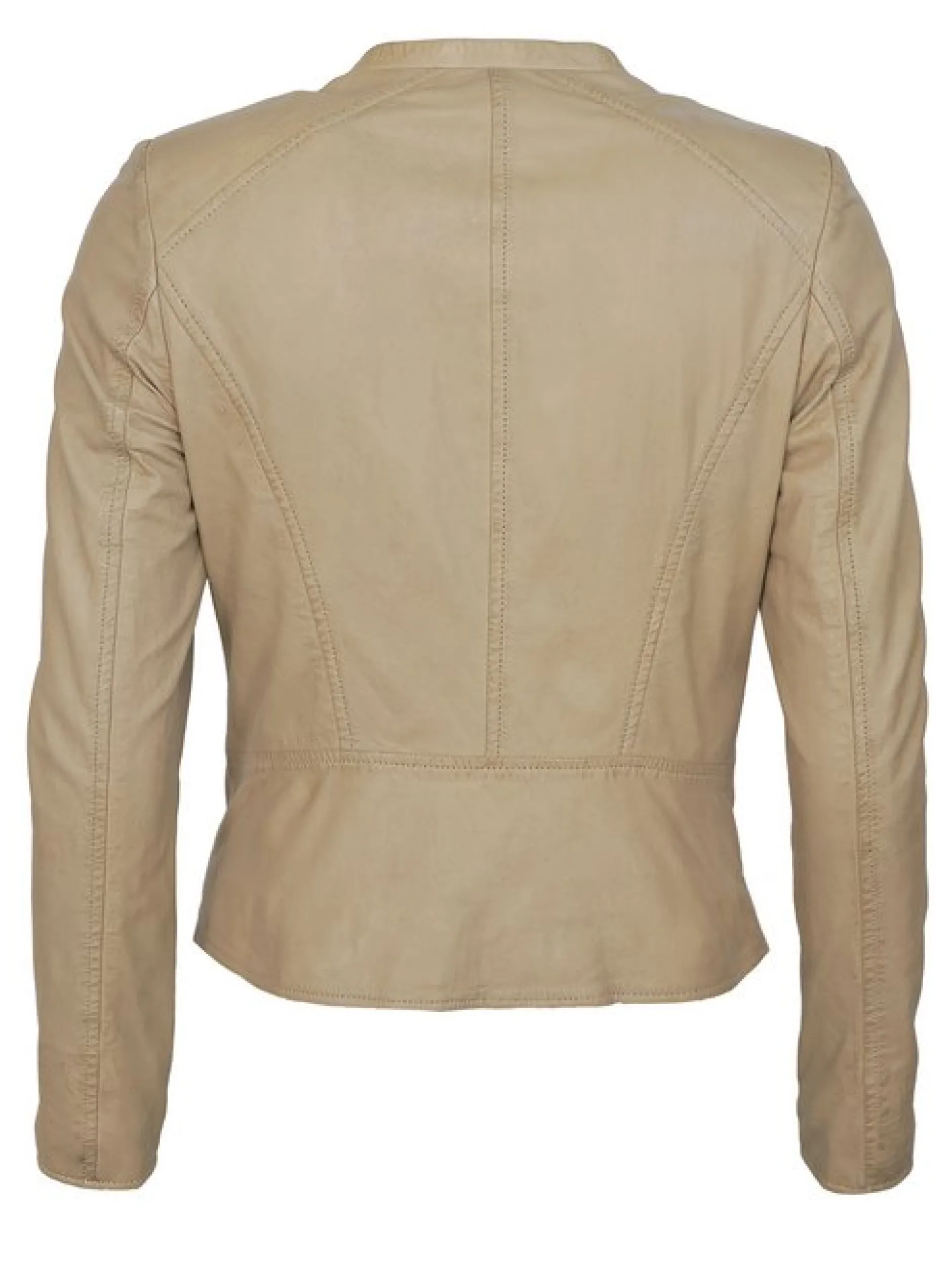 Mustang Damen Lederjacke in sand