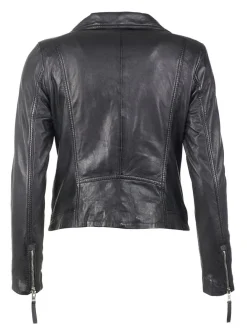 Mustang Damen Lederjacke in schwarz