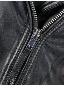 Mustang Damen Lederjacke in schwarz