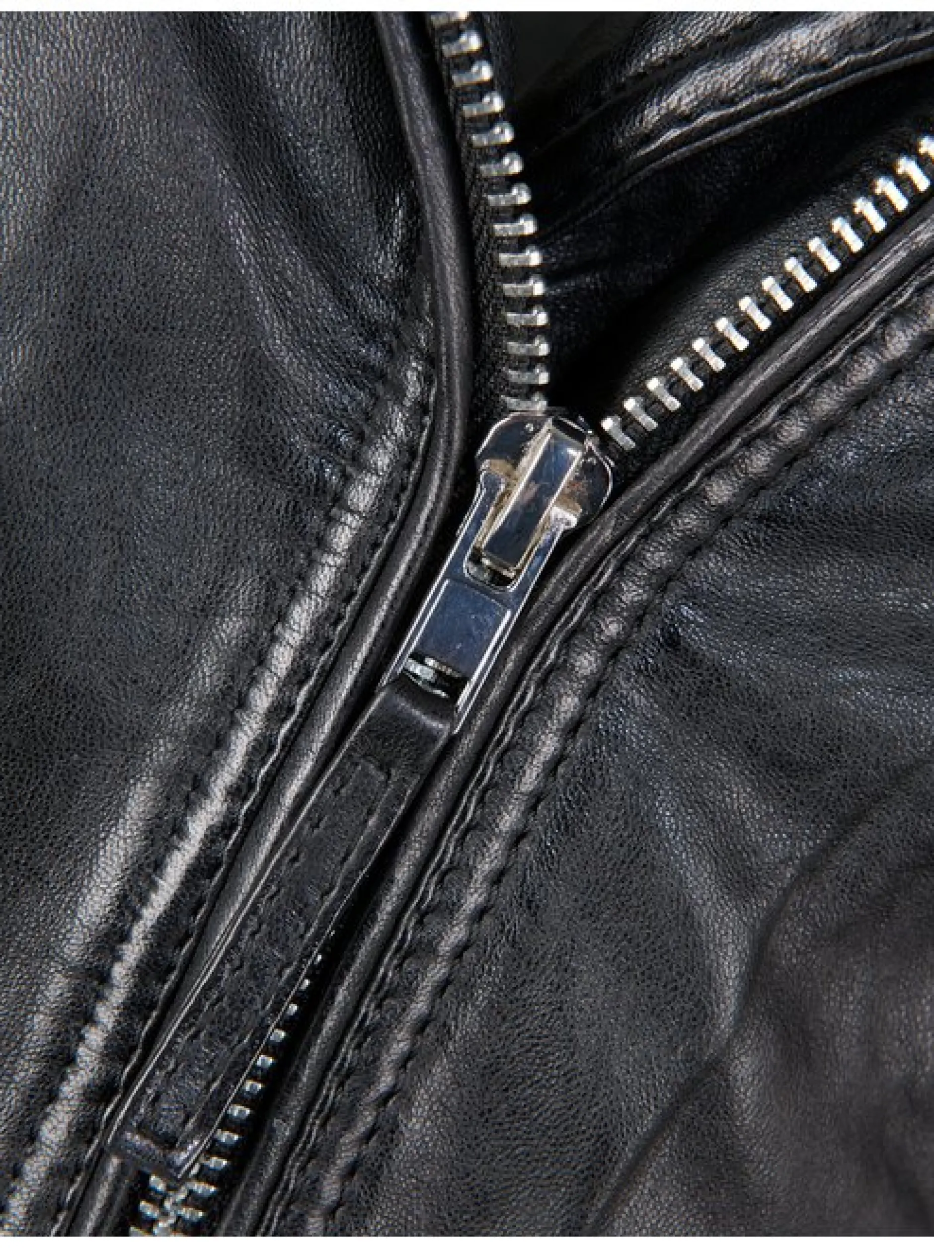 Mustang Damen Lederjacke in schwarz