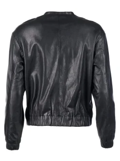 Mustang Damen Lederjacke in schwarz