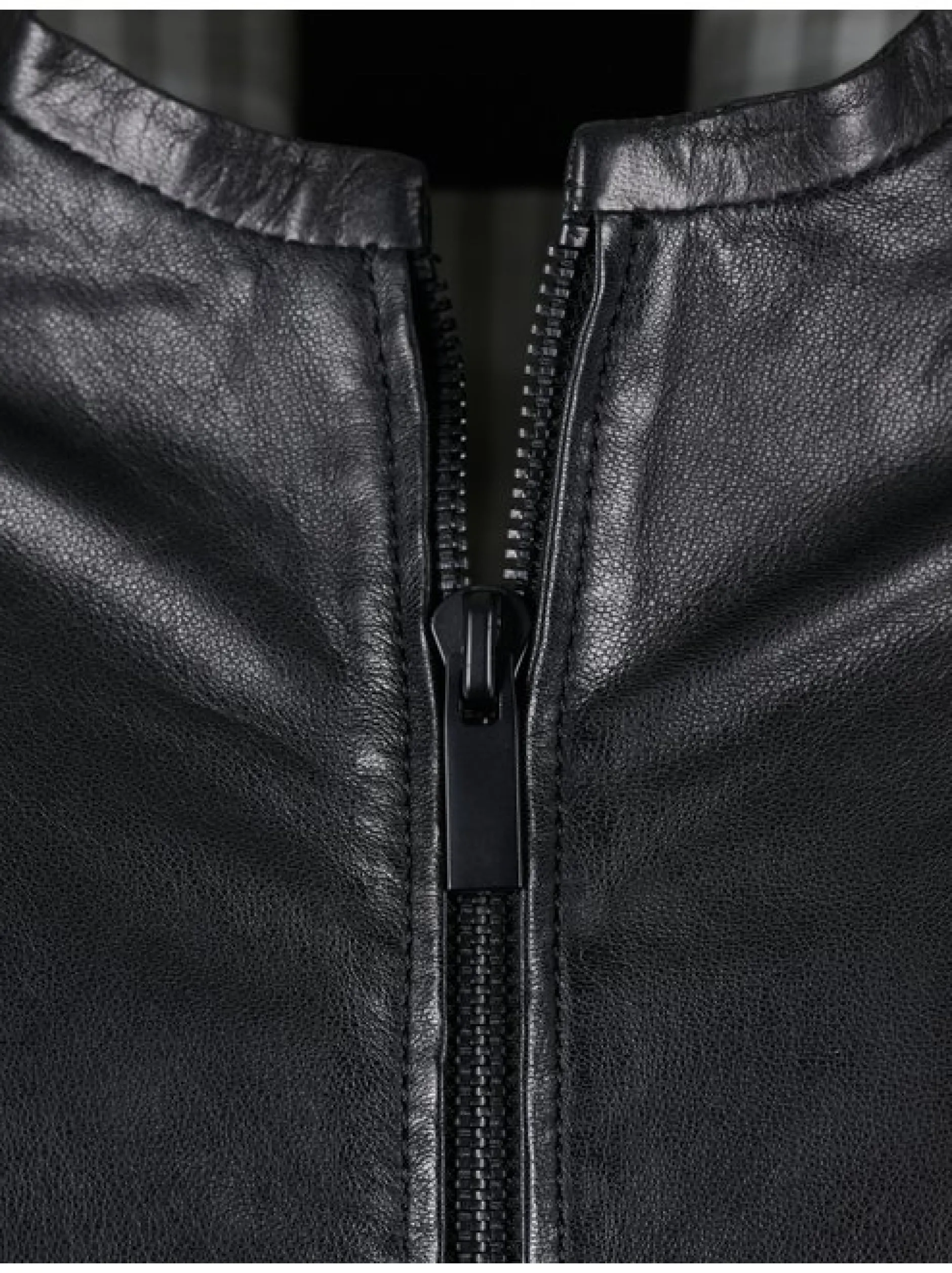 Mustang Damen Lederjacke in schwarz