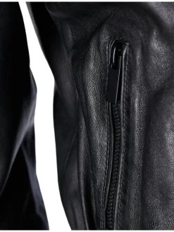 Mustang Damen Lederjacke in schwarz
