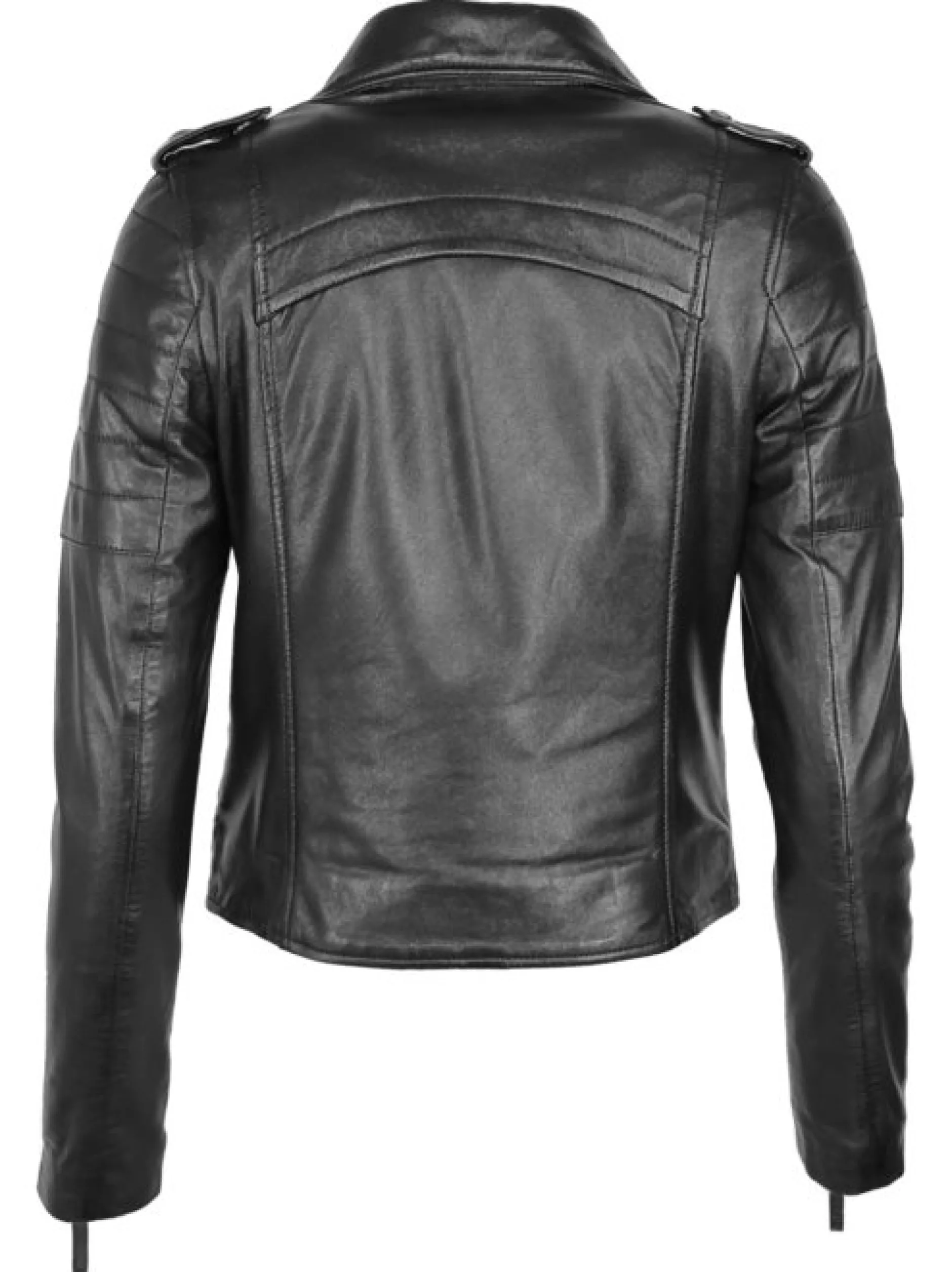 Mustang Damen Lederjacke in schwarz